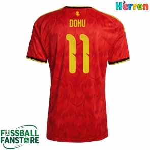 Belgien Jeremy Doku #11 Replik Heimtrikot WM 2026 Kurzarm